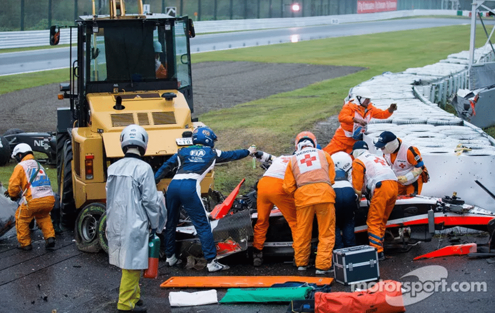 Jules Bianchi crash