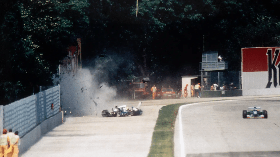 Ayrton Senna crash at the 1994 San Marino Grand Prix