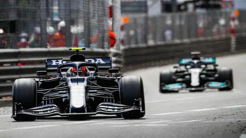 Pierre-GAsly-leads-Lewis-Hamilton-at-the-2021-Monaco-Grand-Prix