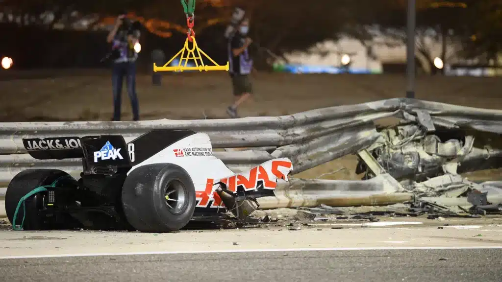 Romain Grosjean Crash in 2020