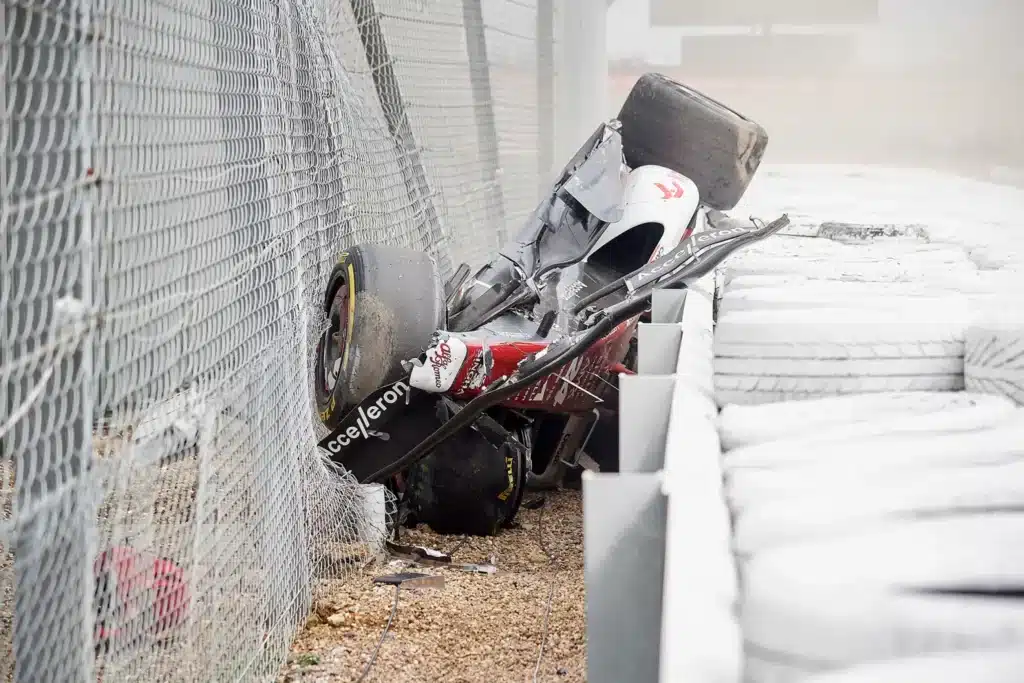 Zhou Guanyu Crash in 2022