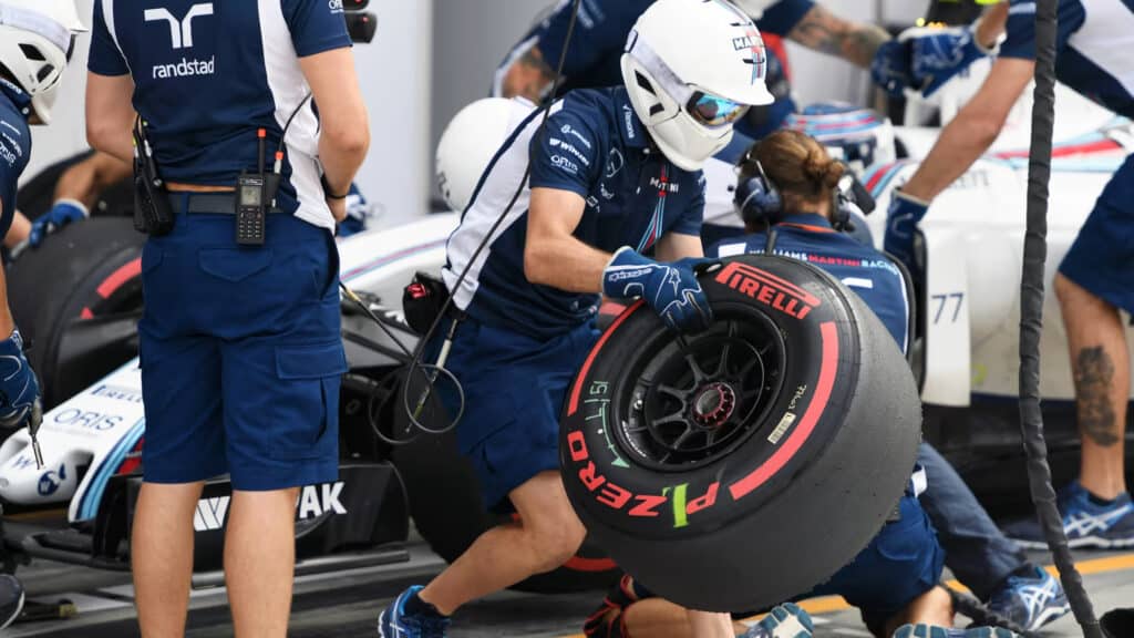 f1 tyre carriers